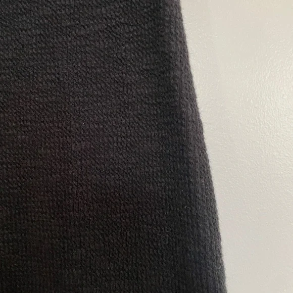NWOT ZARA BLACK TEXTURED TUBE MIDI DRESS - Picture 6 of 7